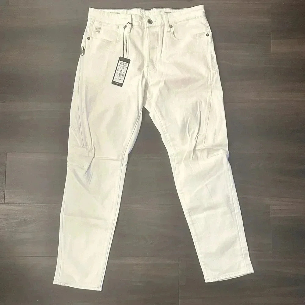 COPY - G-Star RAW Citishield 3D Slim Tapered AC Jeans - White, Size 32/30